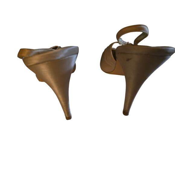 RSVP 12M heels gold tan - Picture 7 of 10